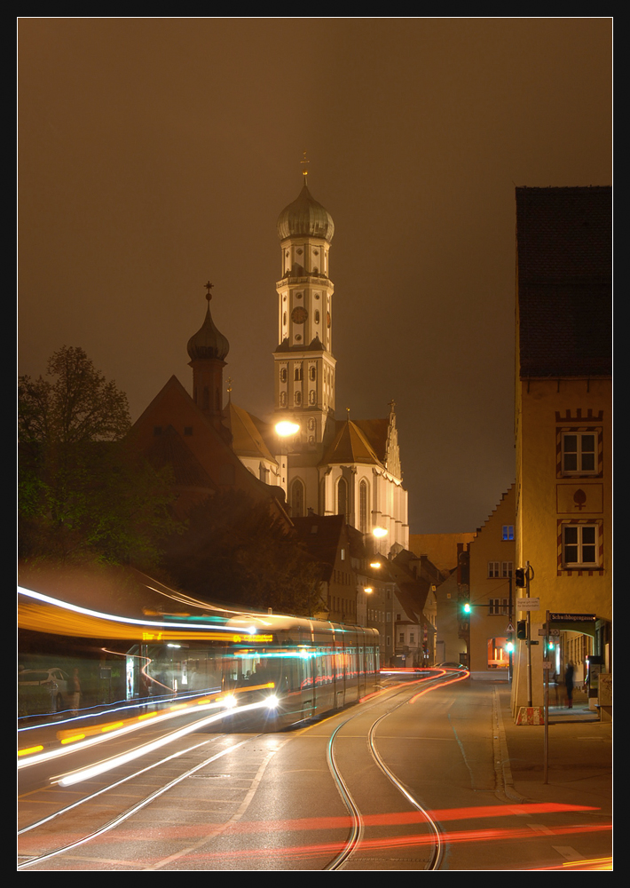 St. Ulrich bei Nacht