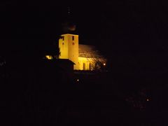 St. Ulrich Kirche Lam bei Nacht