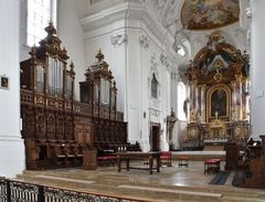 St. Verena - Rot an der Rot - Blick in den Chorraum