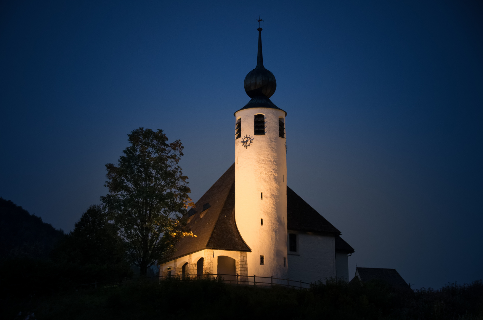 St. Vinzenz Foto & Bild kirche, nacht, kirchen Bilder auf