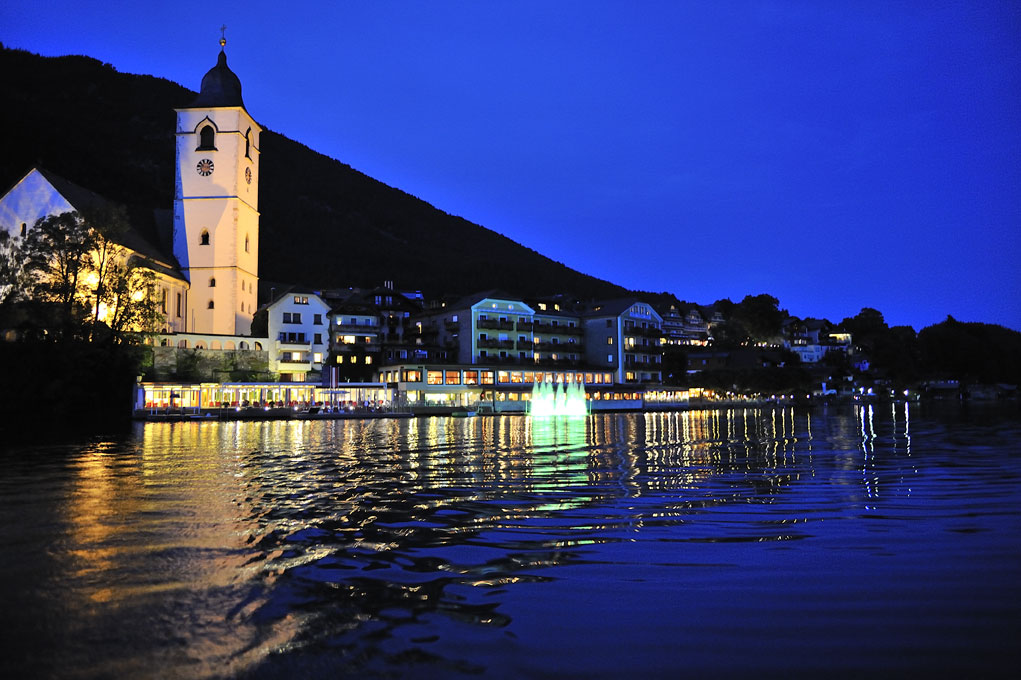 St. Wolfgang bei Nacht