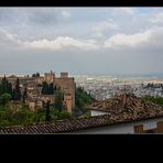 Sta María, La Alhambra, Granada, El Albaycín.... desde el Generalife