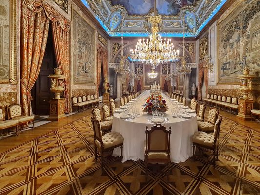 Staatsbankett im Palacio Real