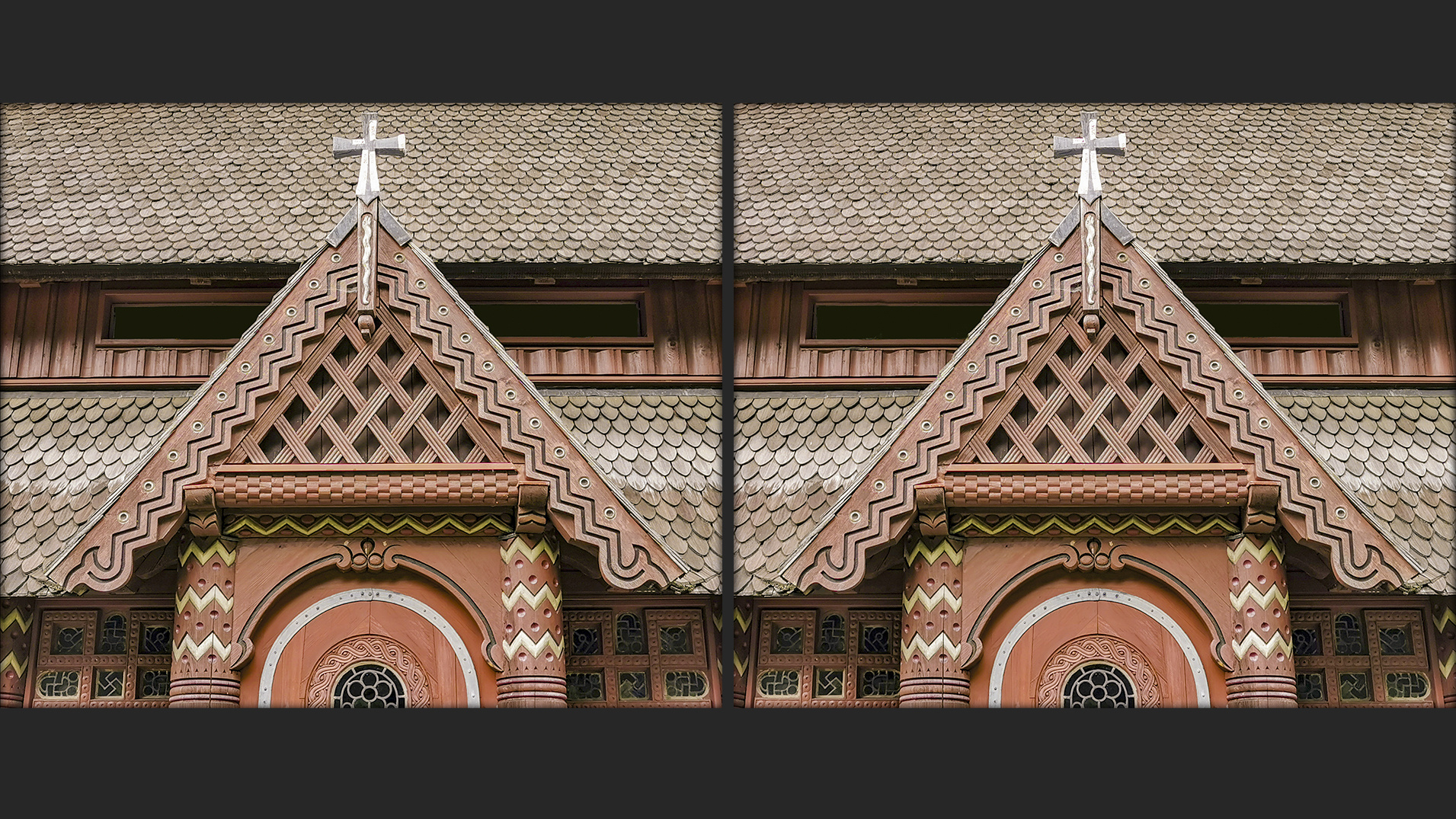 Stabkirche (3D sbs)