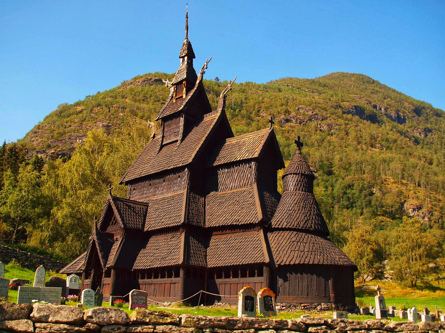 Stabkirche Borgund Norwegen 