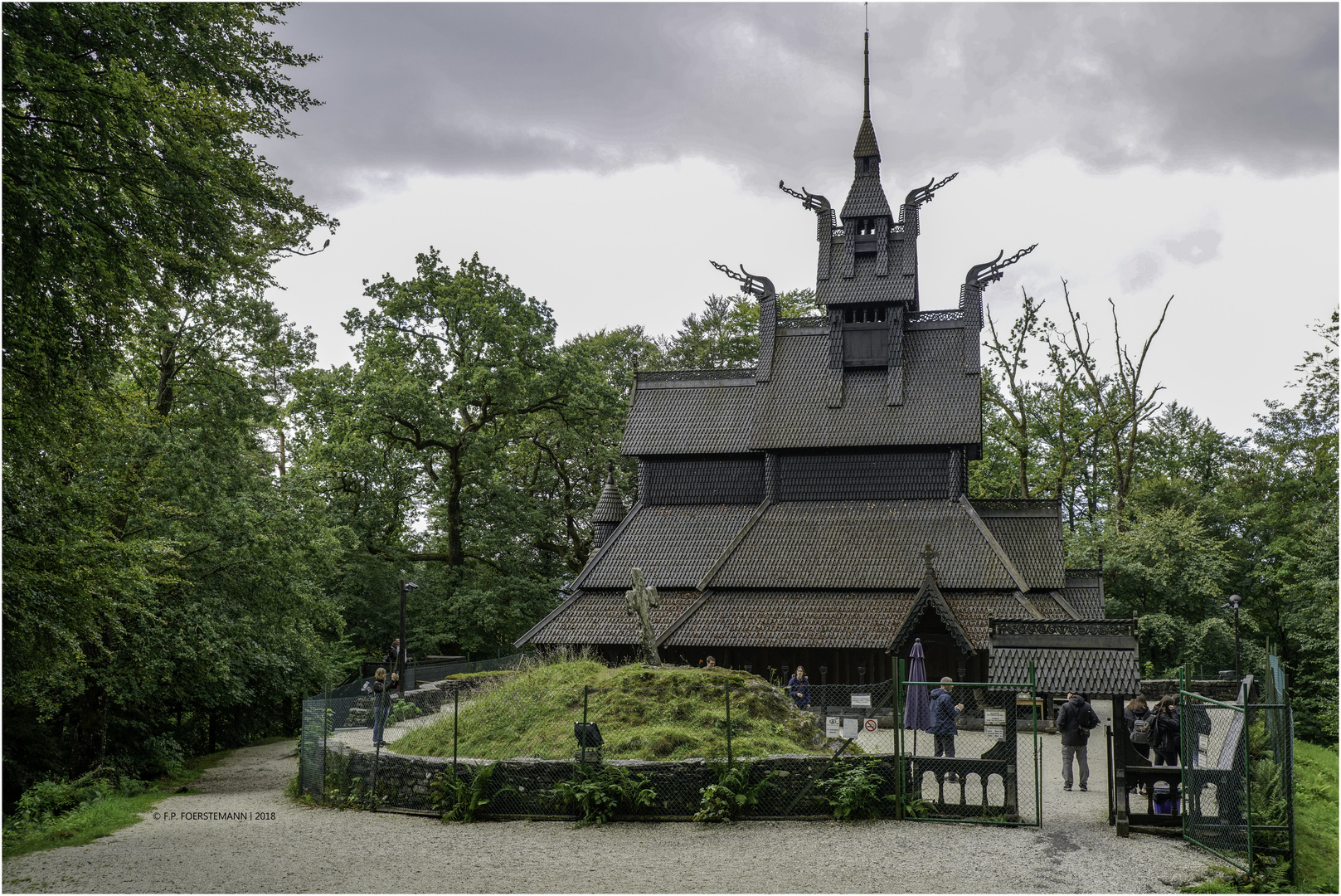 Stabkirche Fantoft in Bergen