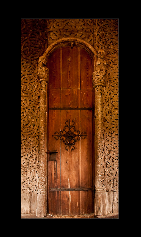 Stabkirche Heddal - Die Eingangstür