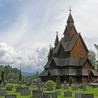 Stabkirche Heddal in Norwegen (frontansicht)