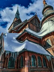 Stabkirche in Hahnenklee.