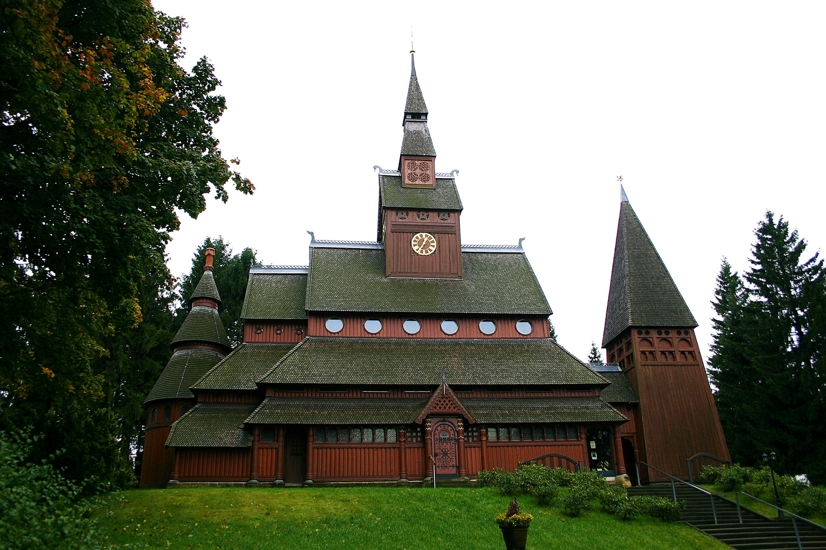 Stabkirche in Hahnenklee im Harz