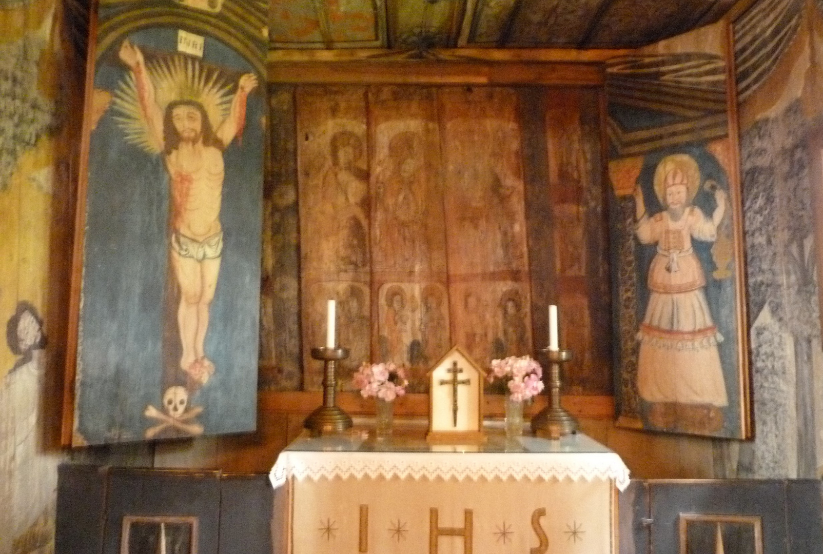 Stabkirche in Hedared Altar