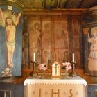 Stabkirche in Hedared Altar