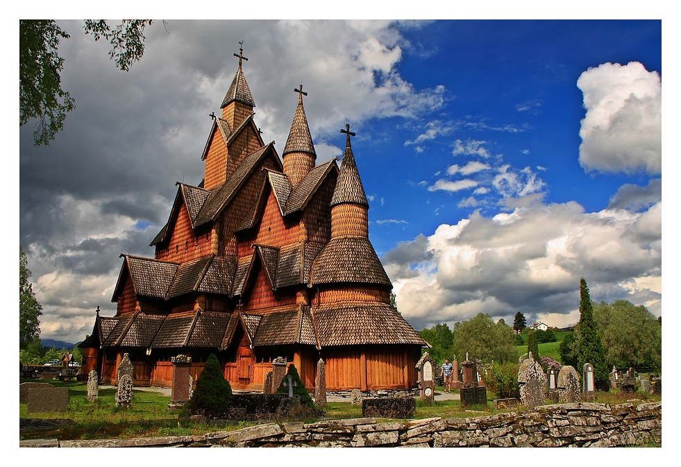 Stabkirche in Heddal/Telemark