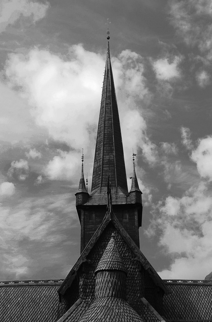 Stabkirche in Lom