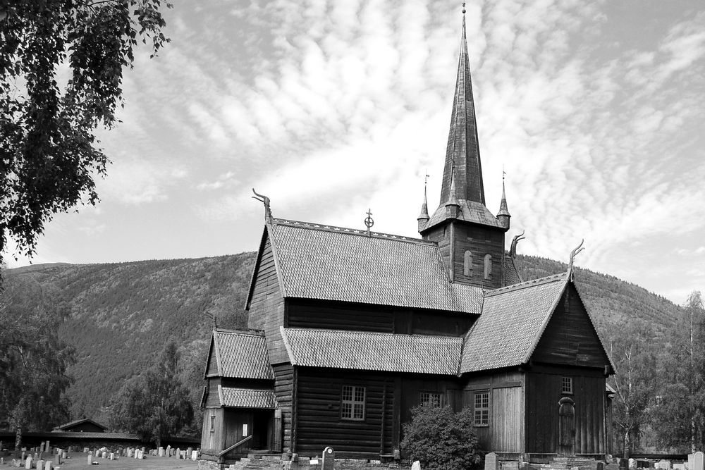 Stabkirche in Lom