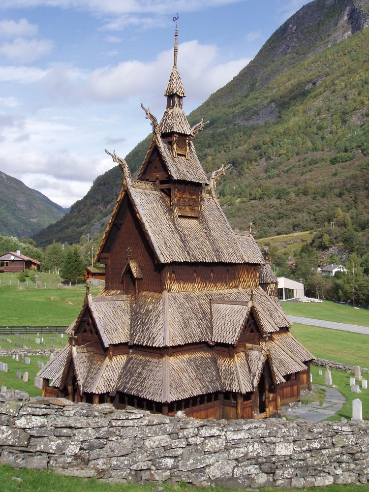 Stabkirche von Borgund / Norwegen