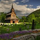 Stabkirche von Kaupanger in HDR