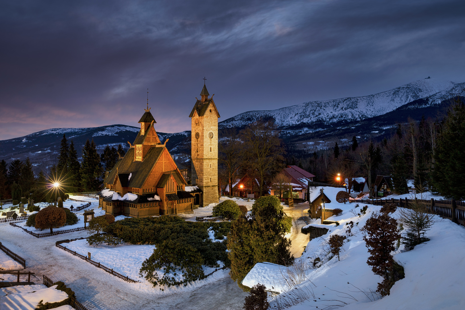 Stabkirche Wang in Krummhübel / Riesengebirge