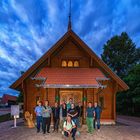 Stabkirchenbesuchergruppenbild...