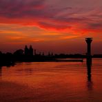 Stader-Sand im Abendrot