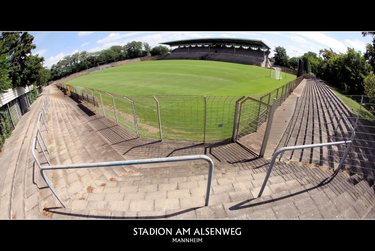 Stadion am Alsenweg, Mannheim, Juli 2008