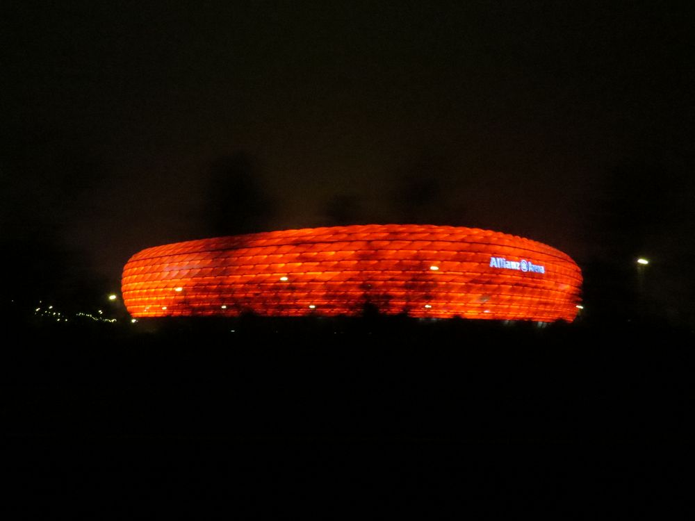 Stadion beim vorbeifahren