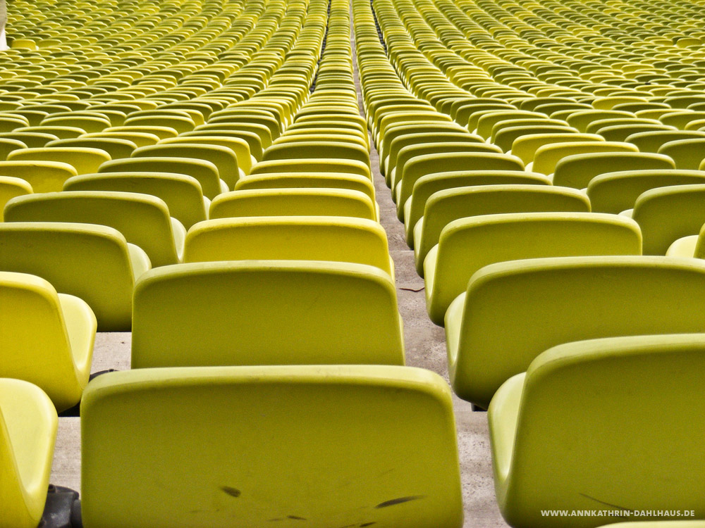 Stadion Sitzreihen