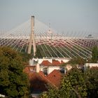 Stadion und Brücke in Warschau