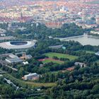 Stadion und Maschsee