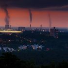 stadion vom berg aus