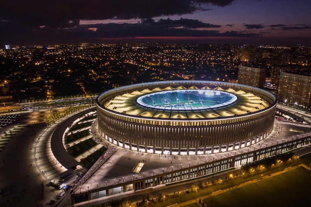 Stadium in Krasnodar city.Russia.