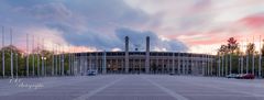 Stadium zur blauen Stunde