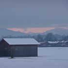 Stadl in der Kälte