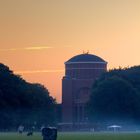 Stadpark bei Sonnenuntergang