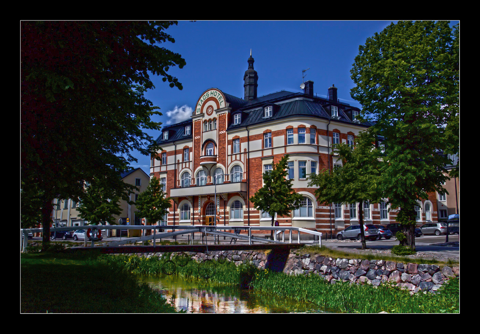 "Stadshotel" in Söderköping (Schweden).