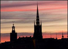 Stadshuset und Riddarholmskyrkan