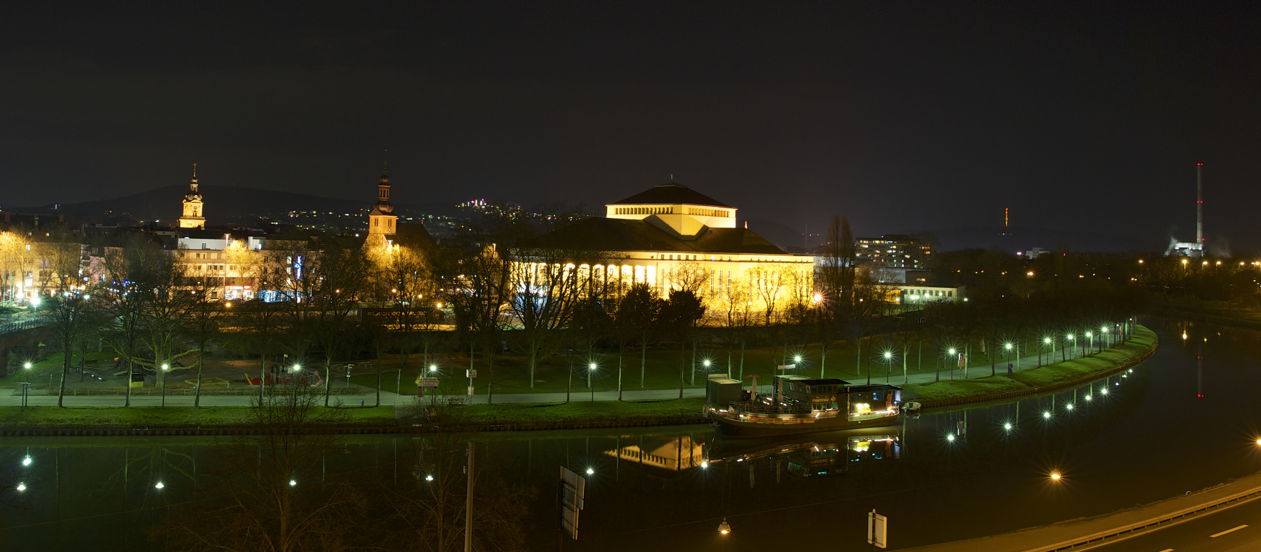 Stadt am Fluss