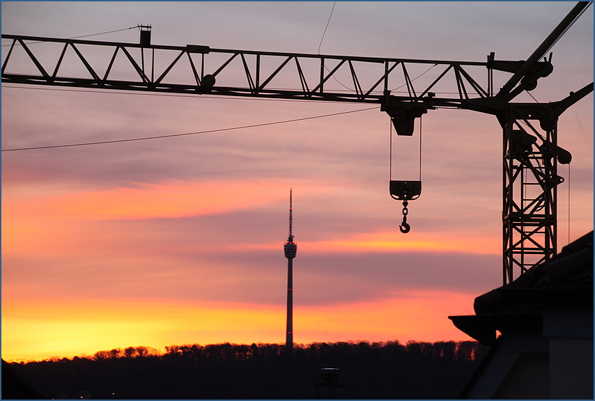 STADT am HAKEN morgens - Ausblick 2013