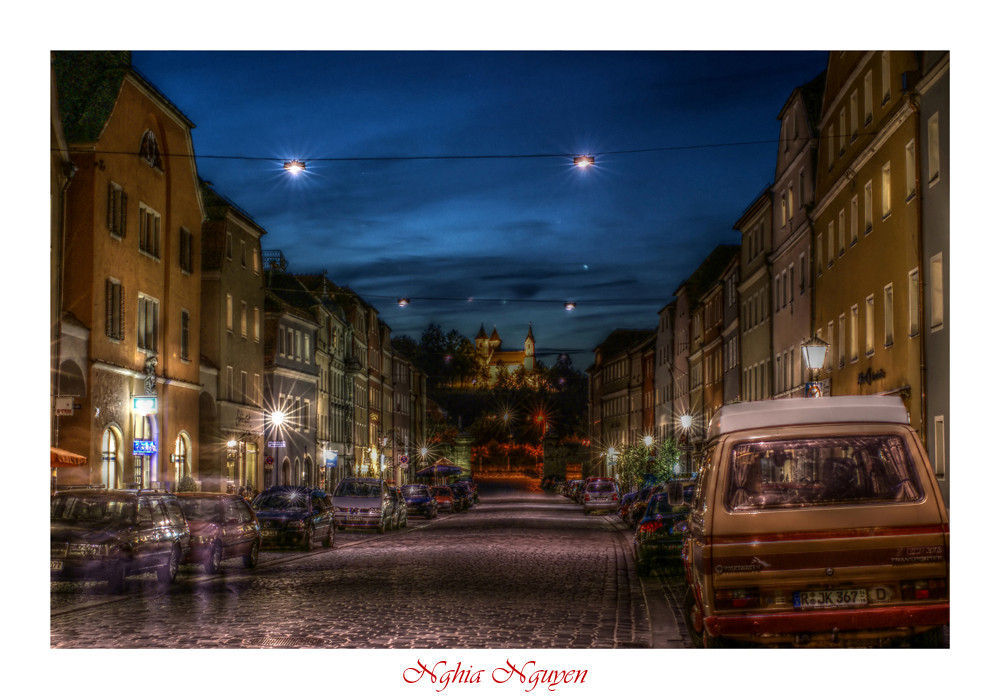 Stadt Am Hof By Night