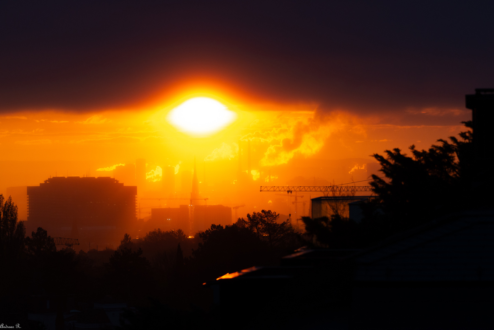 Stadt am Wintermorgen (2)