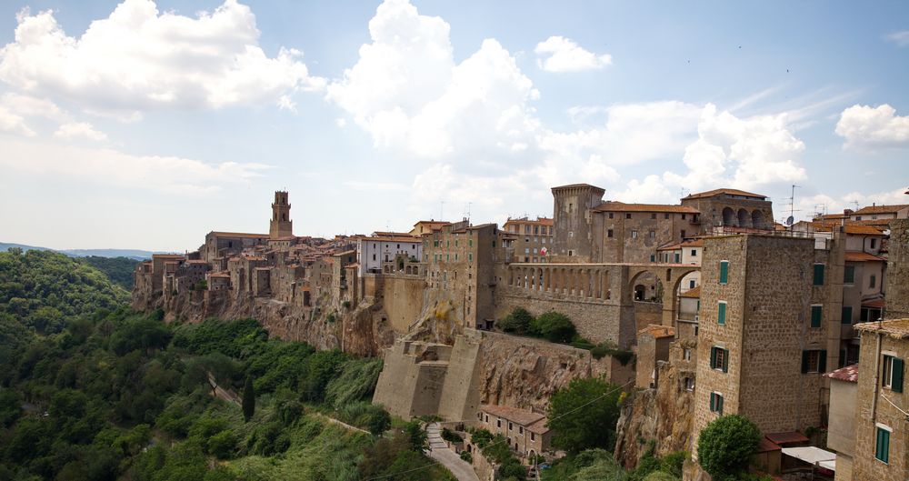 Stadt auf Tuffstein - Pitigliano