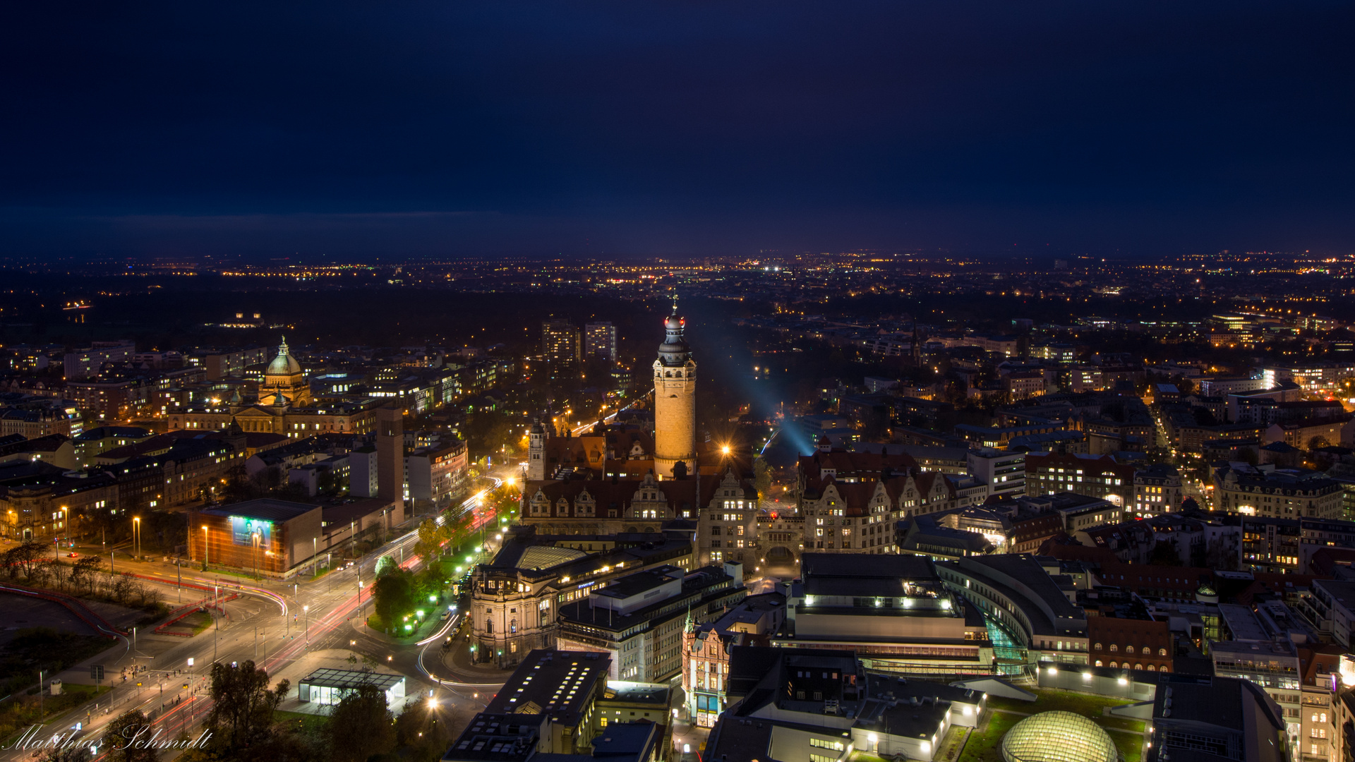 Stadt bei Nacht