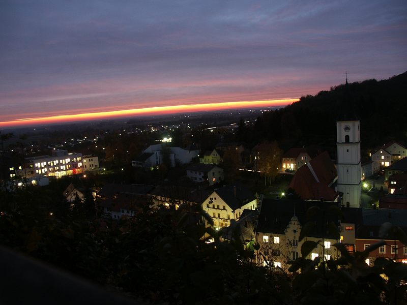 Stadt bei Nacht