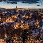 Stadt Bern im Winterkleid