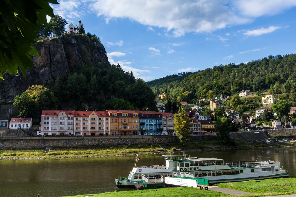 Stadt Decin in der schönen böhmischen Schweiz