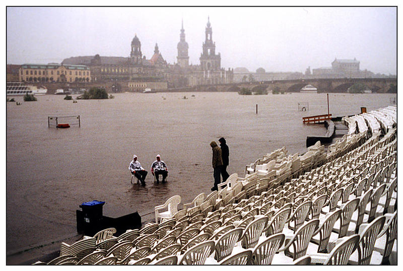 Stadt Dresden 13.08.02  Filmnaechte am Elbufer