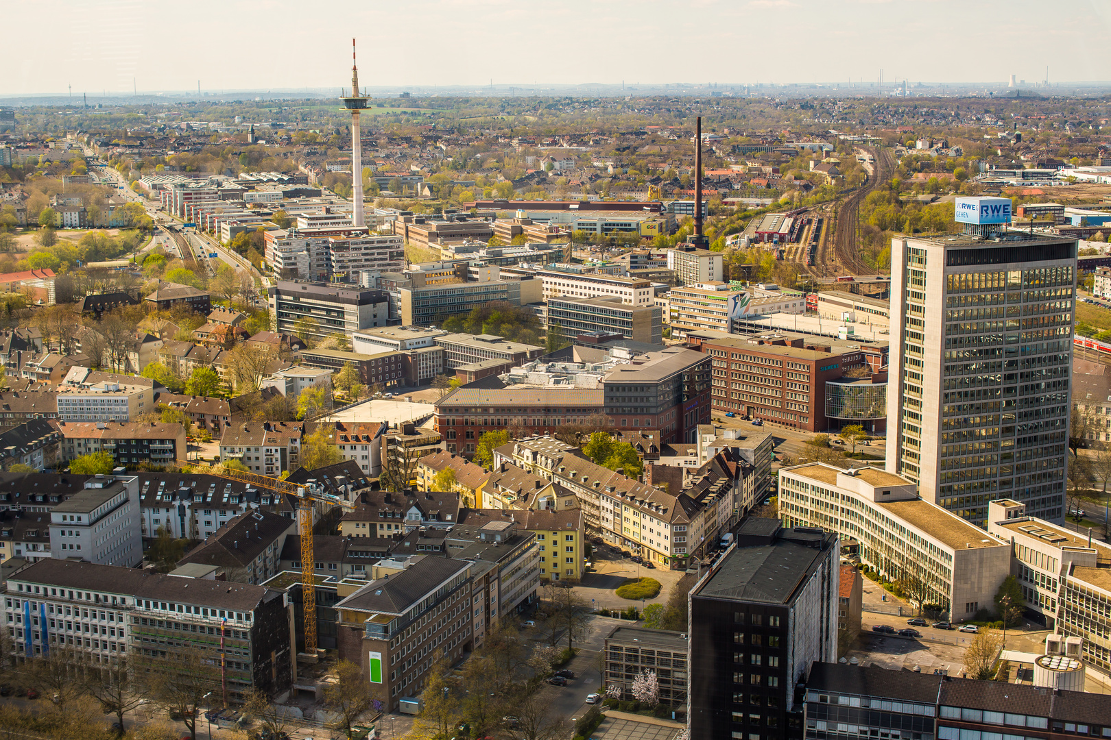 Stadt Essen Foto & Bild  landschaft, luftaufnahmen, natur Bilder auf fotocommunity