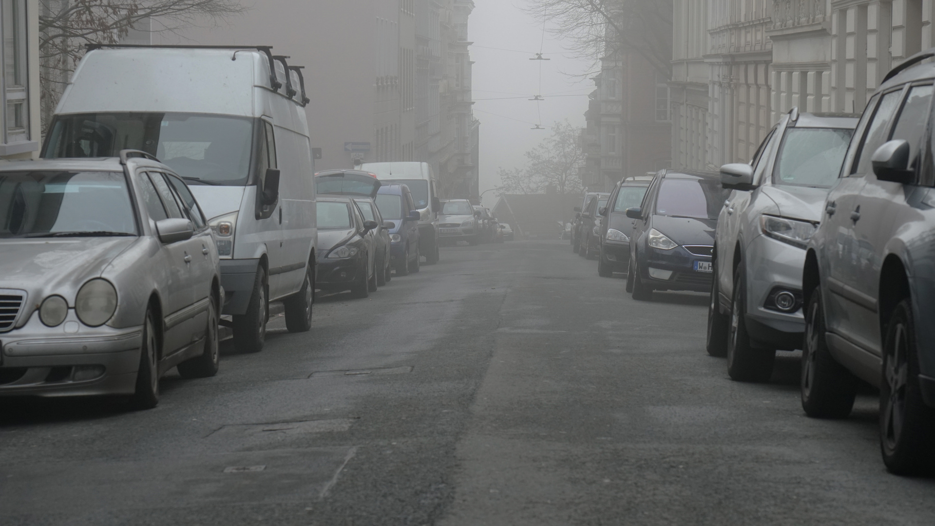 Stadt im Nebel