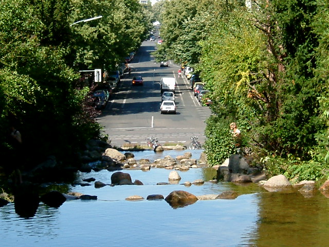 Stadt land Fluß