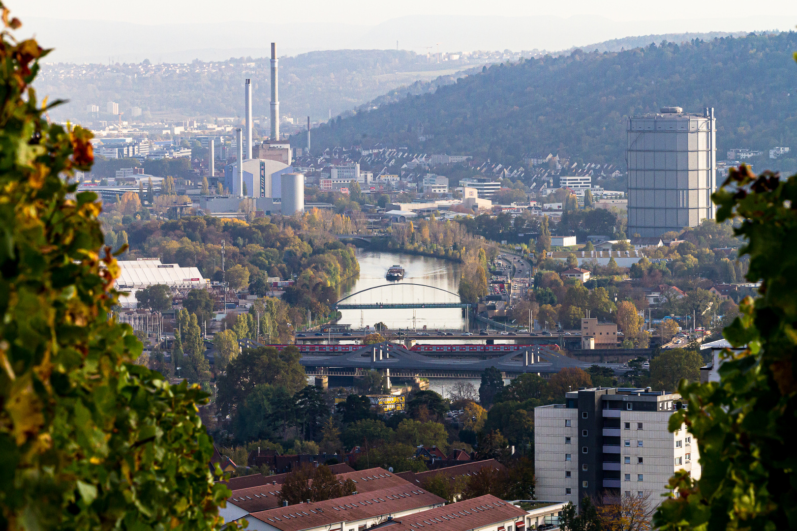 Stadt, Land, Fluß